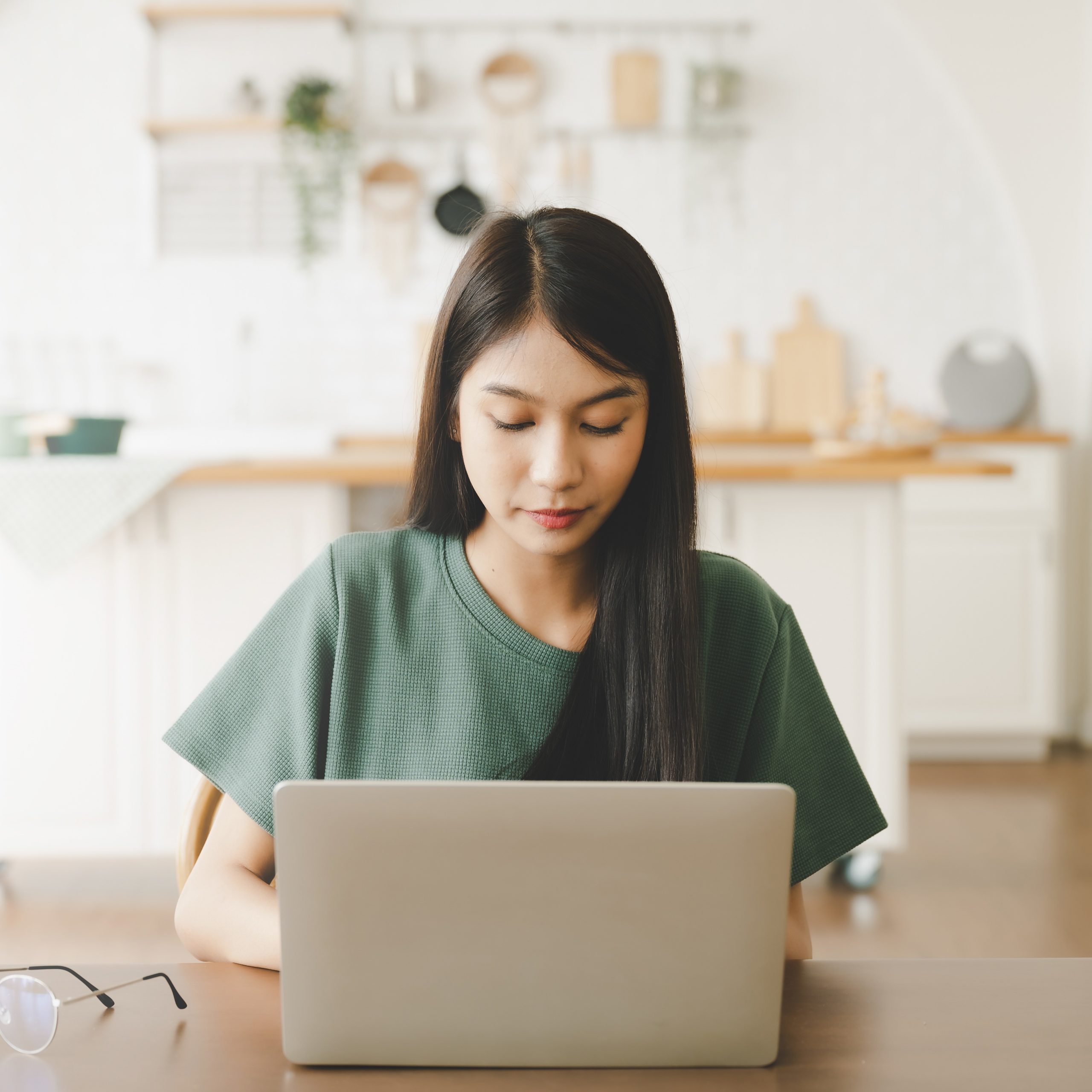 Woman searching online for "What is the first step for an abortion in Kansas?"