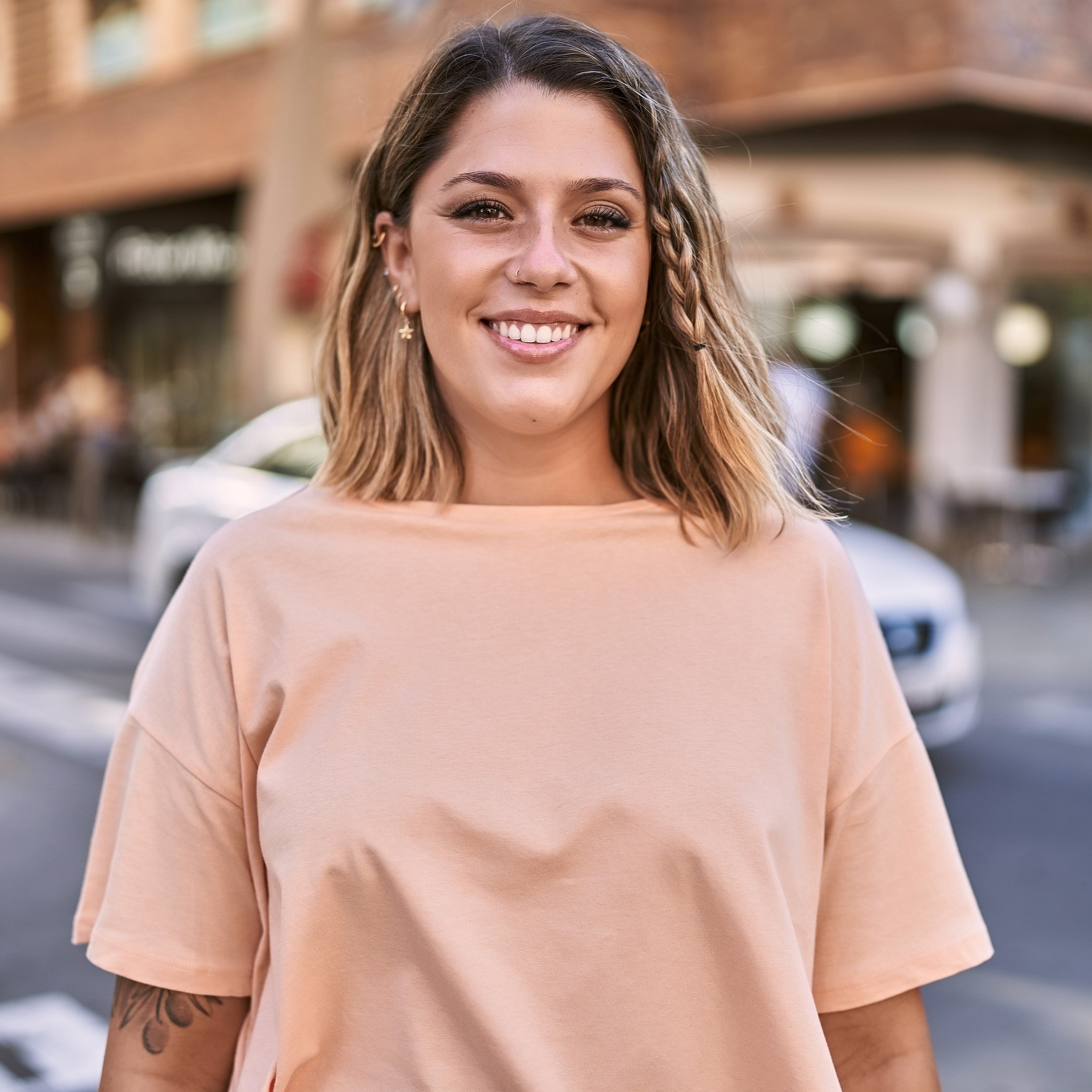 A woman smiling because she knows Grace Place Pregnancy Care Center offers Free Ultrasounds in Liberal, Kansas